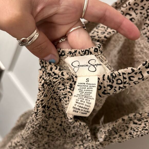 Jessica Simpson cheetah Jumpsuit - Picture 8 of 8